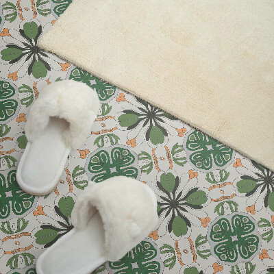 Vinyl wandbekleding Bloemmotief in symmetrie