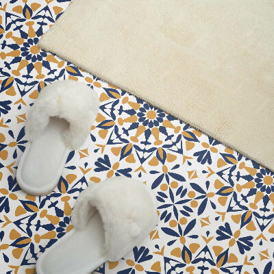 Vinyl wandbekleding Bloemmotief in symmetrie