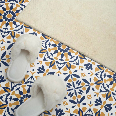 Vinyl wandbekleding Bloemmotief in symmetrie