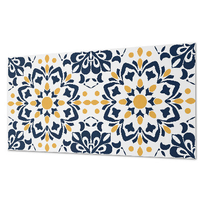 Vinyl wandpaneel Bloemenmandala patroon