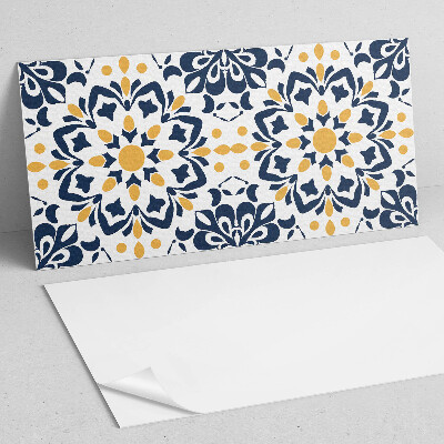 Vinyl wandpaneel Bloemenmandala patroon