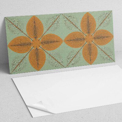 Pvc wandpaneel Bladeren in een symmetrisch patroon