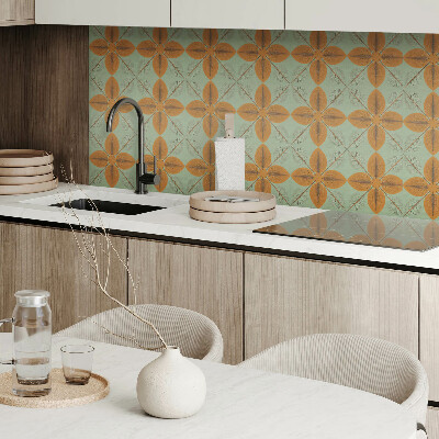 Pvc wandpaneel Bladeren in een symmetrisch patroon