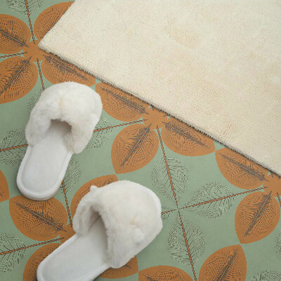 Pvc wandpaneel Bladeren in een symmetrisch patroon