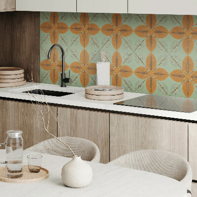 Pvc wandpaneel Bladeren in een symmetrisch patroon