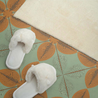 Pvc wandpaneel Bladeren in een symmetrisch patroon