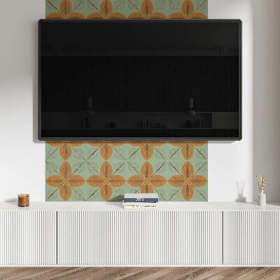 Pvc wandpaneel Bladeren in een symmetrisch patroon