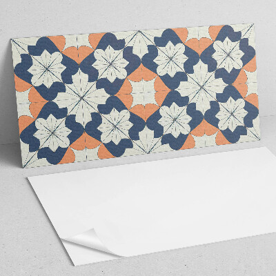 Vinyl wandbekleding Geometrisch bloemenpatroon