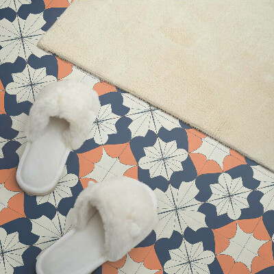 Vinyl wandbekleding Geometrisch bloemenpatroon