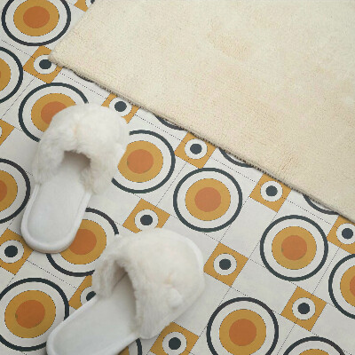 Pvc wandpaneel Geometrie van cirkels en vierkanten