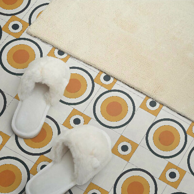 Pvc wandpaneel Geometrie van cirkels en vierkanten