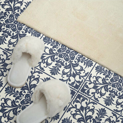 Vinyl wandpaneel Bloemenpatroon met bladeren