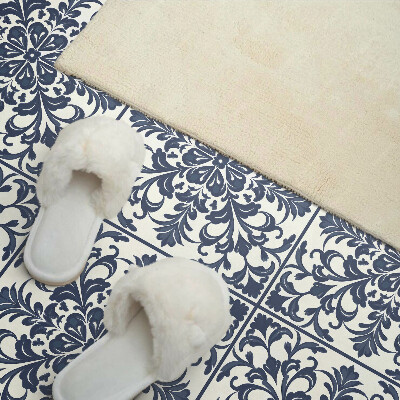 Vinyl wandpaneel Bloemenpatroon met bladeren