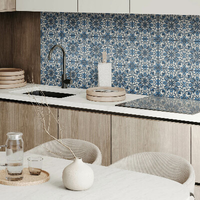 Pvc wandpaneel Bloemenpatroon met bladeren