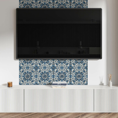 Pvc wandpaneel Bloemenpatroon met bladeren