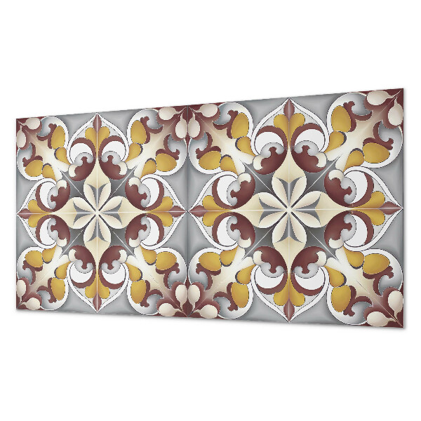 Vinyl wandbekleding Bloemenmozaïekpatroon