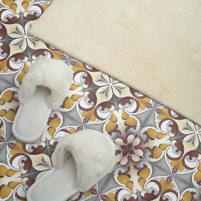 Vinyl wandbekleding Bloemenmozaïekpatroon