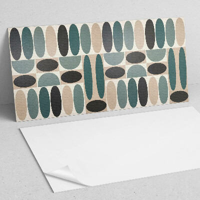 Pvc wandpaneel Patroon van ovale vormen