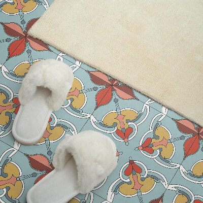 Vinyl wandbekleding Bloemenpatroon met details