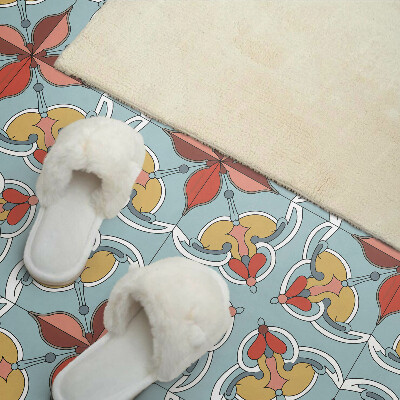 Vinyl wandbekleding Bloemenpatroon met details