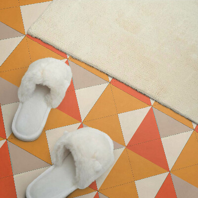 Vinyl wandpaneel Geometrische driehoeken in de opstelling