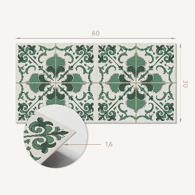 Vinyl wandbekleding Elegant plantenpatroon