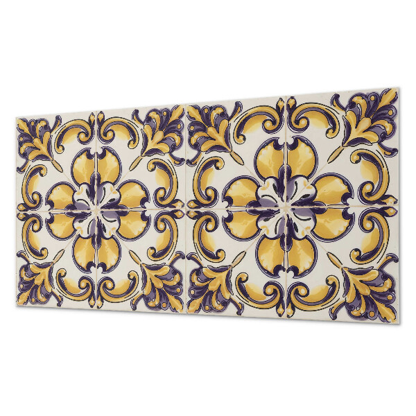 Vinyl wandpaneel Patroon met bloemmotieven