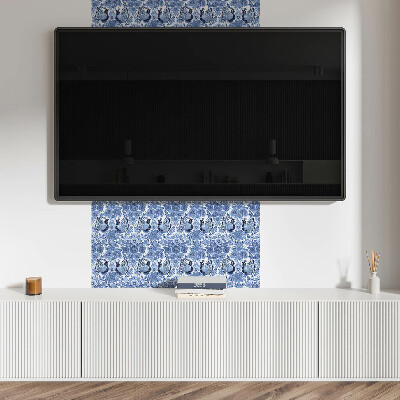 Pvc wandpaneel Patroon met vogels en bloemen