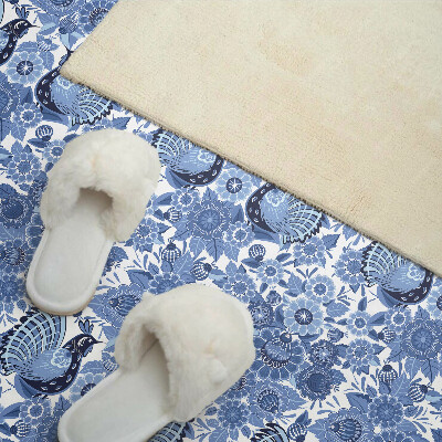 Pvc wandpaneel Patroon met vogels en bloemen