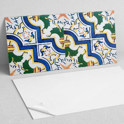 Vinyl wandbekleding Gepatroneerde tegels