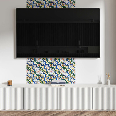 Vinyl wandbekleding Gepatroneerde tegels