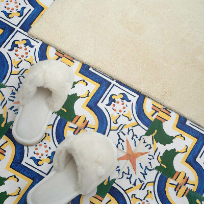 Vinyl wandbekleding Gepatroneerde tegels