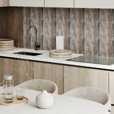 Vinyl wandpaneel Planken in natuurlijke stijl