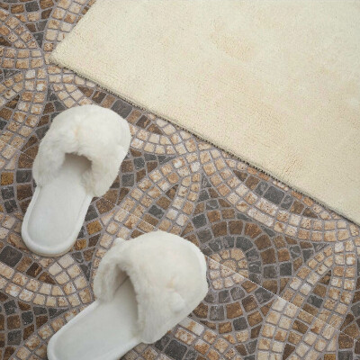 Vinyl wandpaneel Mozaïekpatroon in het weefsel