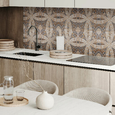 Vinyl wandpaneel Mozaïekpatroon in het weefsel