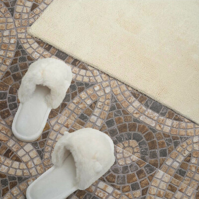 Vinyl wandpaneel Mozaïekpatroon in het weefsel