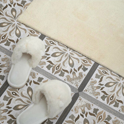 Vinyl wandpaneel Bloemenpatroon met symmetrie