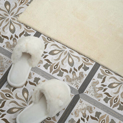 Vinyl wandpaneel Bloemenpatroon met symmetrie