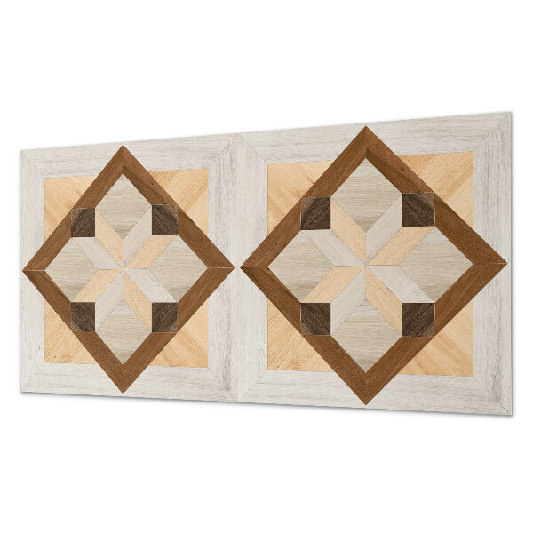 Pvc wandpaneel Geometrisch patroon in een vierkant