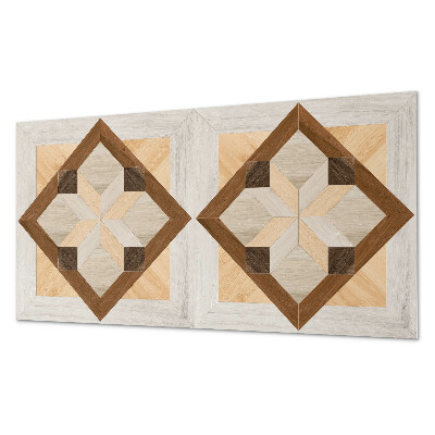 Pvc wandpaneel Geometrisch patroon in een vierkant