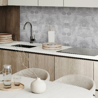 Pvc wandpaneel Zeshoekig patroon in mozaïek