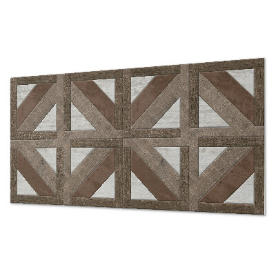 Vinyl wandpaneel Hout- en betongeometrie