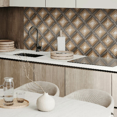 Pvc wandpaneel Geometrisch ruitpatroon