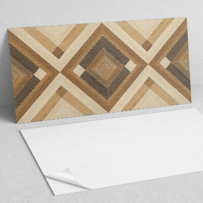 Vinyl wandbekleding Geometrisch ruitjespatroon