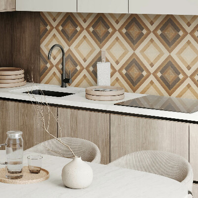 Vinyl wandbekleding Geometrisch ruitjespatroon