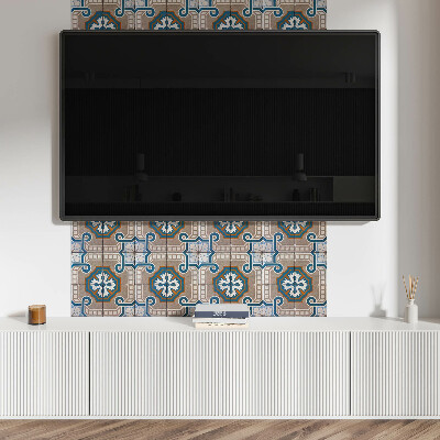 Pvc wandpaneel Mozaïekpatroon met ornamenten