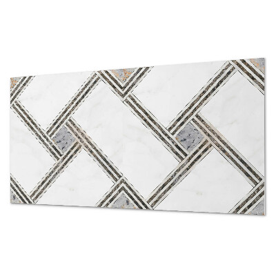 Vinyl wandbekleding Geometrisch patroon met lijnen