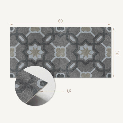 Pvc wandpaneel Geometrisch tegelpatroon