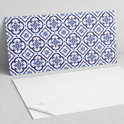 Vinyl wandbekleding Tegelpatroon met ornamenten