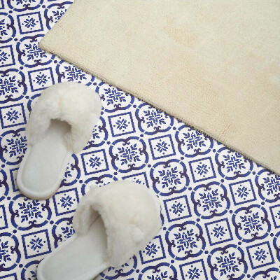 Vinyl wandbekleding Tegelpatroon met ornamenten